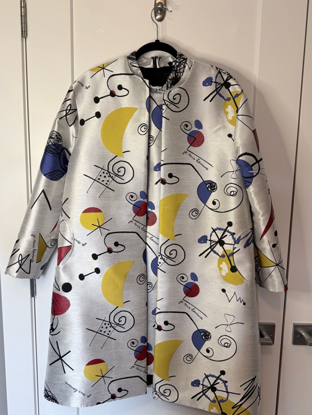 Lisa Perry x Barneys New York Matching Dress & Coat Set – Size 2 – Mod Art Luxe - Picture 2 of 6